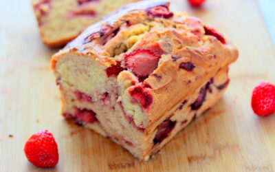 Chai Strawberry Bread with Strawberry Mascarpone Spread