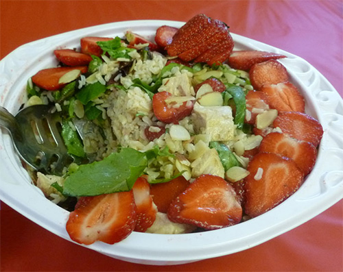 Strawberry Rice Salad