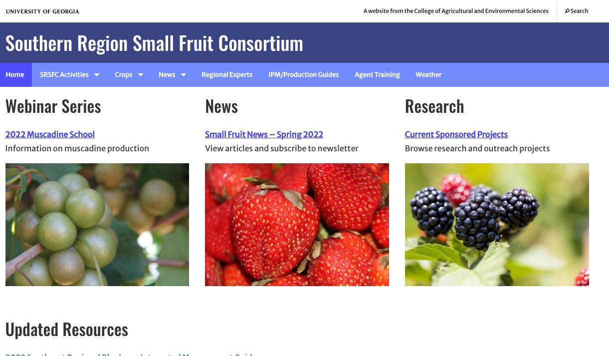 Southern Region Small Fruit Consortium